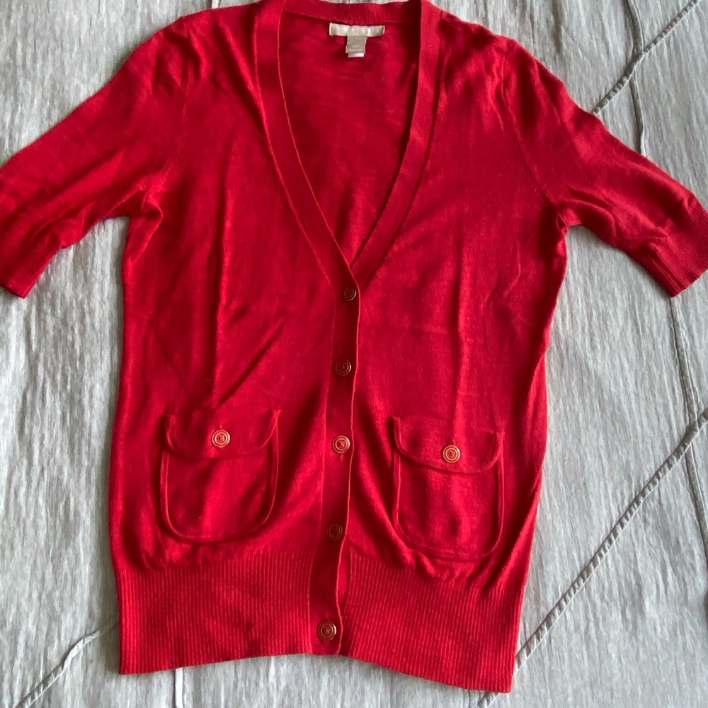 Banana Republic short sleeve cardigan size S